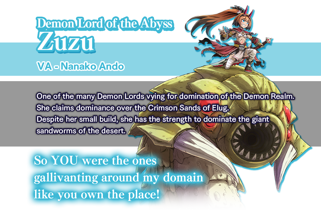 Demon Lord of the Abyss, Zuzu/VA - Nanako Ando