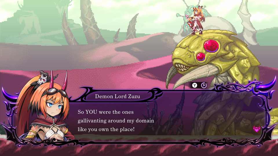 The powerful Zuzu syncs up with her worm!