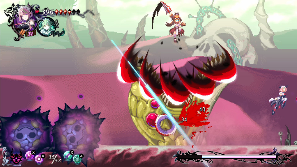 The powerful Zuzu syncs up with her worm!