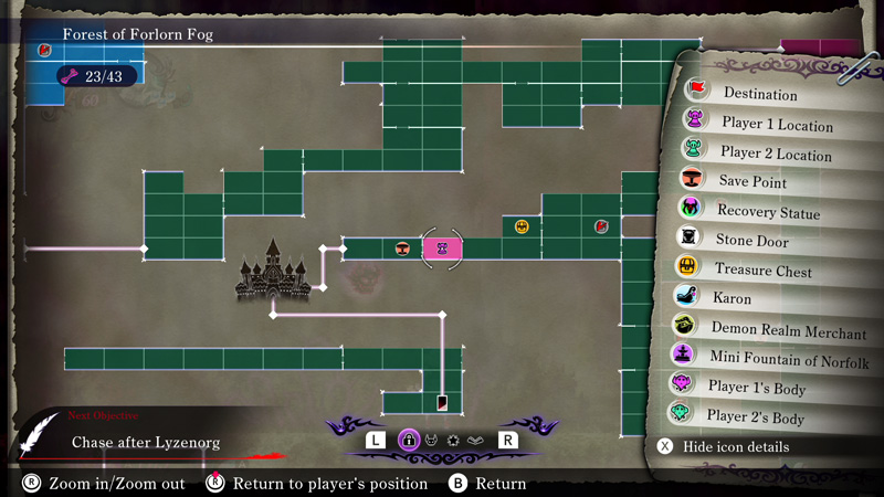 Counter of Maxim's Bones remaining added to area map