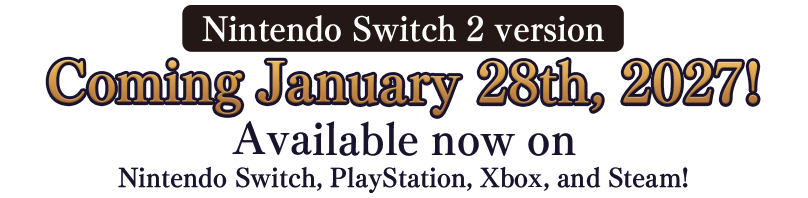 Nintendo Switch 2 version Coming January 28th, 2027!